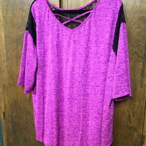 PINK & PURPLE TOP-2X